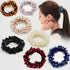 LOVEF 3 Pcs Fashion Women Pearls Beads Hair Band Rope Scrunchie Ponytail Holder