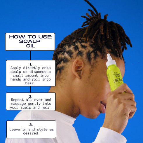 YOUNG KING HAIR CARE Growth Scalp Oil | 4oz | Lemongrass & Black Castor Oil | Soothes & Conditions for Dreads, Braids,