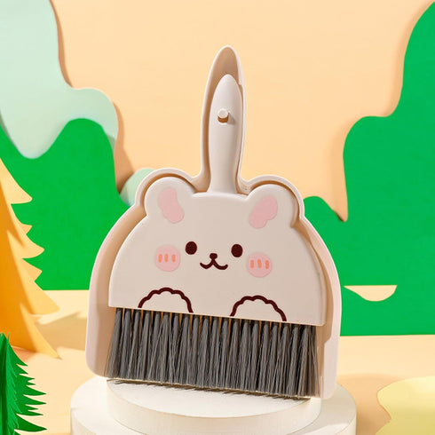 Set Dust pan Broom Brush Dustpan, Dustpan and Brush Mini dust Pans with for Table Key Board Cat Dog and Other Pets Dust