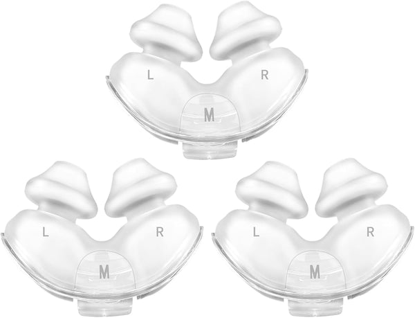 Replacement Nasal Pillows for ResMed Airfit P10, Ultra-Soft Silicone, Gentle Fit, Comfortable