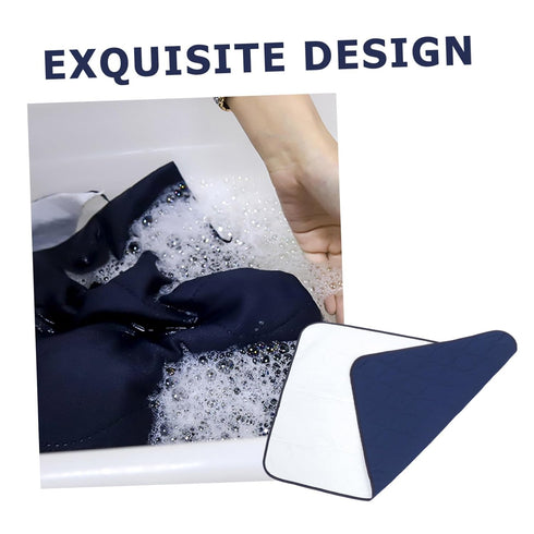 JUMPLAWN 1Pc Washable Elderly Urinal Mat Slip Changing Pad for Adults Lightweight Durable Machine Washable Convenient