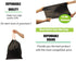 8 Gallon Black Drawstring Trash Bag, 0.9 Mil, 90 Counts