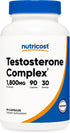 Nutricost Testosterone Support Complex - 90 Capsules, 1800mg Per Serving