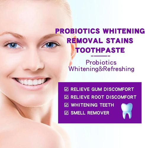 Sp-6 Probiotic Toothpaste, 1 Pcs Stain Removing Ultra Whitening Toothpaste for Healthy Teeth and Fresh Breath