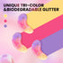 Under Eye Patches, 24 Pairs of Tri-color Glitter Gel Pads for Dark Circles, Puffy Eyes, and Wrinkles, Natural Collagen