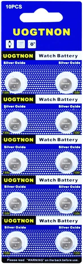 321 SR616SW Watch Battery 1.5V Button Cell (10-Pack)