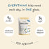 Vanilla Mighty Milk - Kids All-in-One Daily Protein Powder & Multivitamin with Probiotics - 15-30 Servings