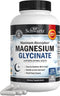 Magnesium Glycinate 500mg Capsules, 120 Mini Caps, Vegan Safe, Maximum Absorption Supplement for Nerves, Muscles