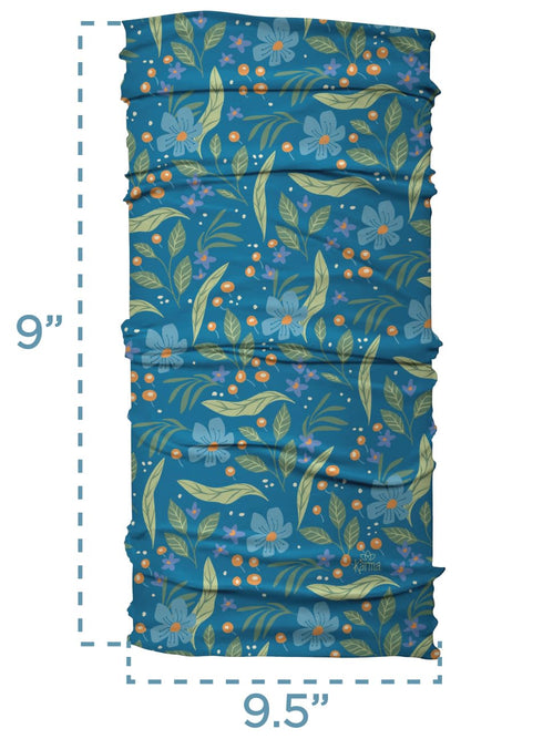 Karma Bee Headband for Women - Wide Fabric Headband and Stretchy Hair Scarf - Light Blue