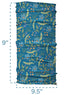 Karma Bee Headband for Women - Wide Fabric Headband and Stretchy Hair Scarf - Light Blue