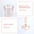 Disposable Champagne Flutes - 6PC Rose Gold Glitter Plastic Glasses for Parties, 6.5 OZ Capacity