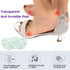 N-KONGJIAN 60 PCS Self Adhesive Invisible Heel Anti-Wear Sticker, Waterproof Foot Care Heel Protection Pad, Transparent