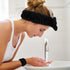 WHAVEL 6PCS Spa Headband and Wristband Set - Face Wash Headband and Makeup Skincare Wrist Bands