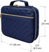 Navy Ultrasonic Slim Pill Organizer for Large Travel - Medicine Carrier for Medications & Supplies