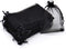 100Pcs Black Organza Bags, 4x6 Inch Sheer Drawstring Halloween Party Gift Bags for Jewelry Candy Pouches