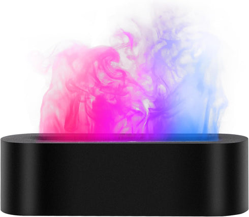 Kelymnaean Essential Oil Diffuser with Fireplace Flame, Ultrasonic Cool Mist Humidifier for Aromatherapy,