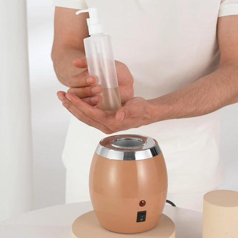 Master Massage Golden Touch Single Bottle Massage Oil Warmer-Professional Lotion Heater- Original Design Massage Cream