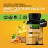 Turmeric Curcumin Supplement - 240 Capsules, Non-GMO with BioPerine & Ginger for Joint Support