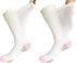 SYOLLAVE Women Diabetic Socks Non-Binding Wide Top Loose Fitting Medical Hospital Socks for Diabetes Edema Thick Ankle