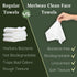 Clean Facial Towels for Sensitive Skin, 100% Biobased, Ultra Soft, Makeup Remover Dry Wipes, 50 Count