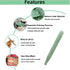 TOP SEWING Jade Acupuncture Pen Deep Tissue Gua Sha Massage Tools Natural Facial Tool Manual Acupuncture Massage Pen