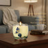 Scented Candles Gifts for Women - Enamel Butterfly & Blue Rose Decorative Glass Jar with Faceted Crystal Lid, Special