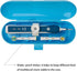 Nincha Plastic Electric Toothbrush Travel Case for Oral-B Pro Series, Blue