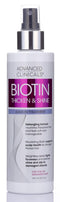 Advanced Clinicals Biotin Hair Spray 8 Fl Oz, Thicken & Shine Leave-In Treatment for Fine, Damaged Hair