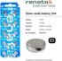Renata 394 SR936SW Batteries - 1.55V Silver Oxide 394 Watch Battery (2 Count)