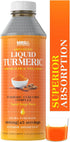 1100mg Liquid Turmeric Curcumin with Black Pepper Bioperine, 20oz Bottle, Superior Absorption for Joint Support, 45