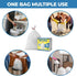 Neyora 13 -200 Count -23''27'' Gallon Trash Bags White Trash Holders Unscented Trash Bags with Drawstrings