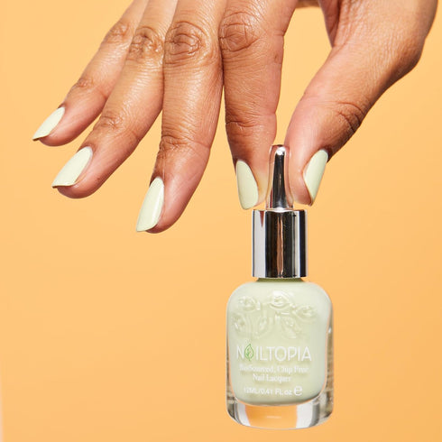 Nailtopia Juice Cleanse Plant-Based Chip Free Nail Lacquer - Non Toxic, Long-Lasting, Strengthening Polish - 0.41oz