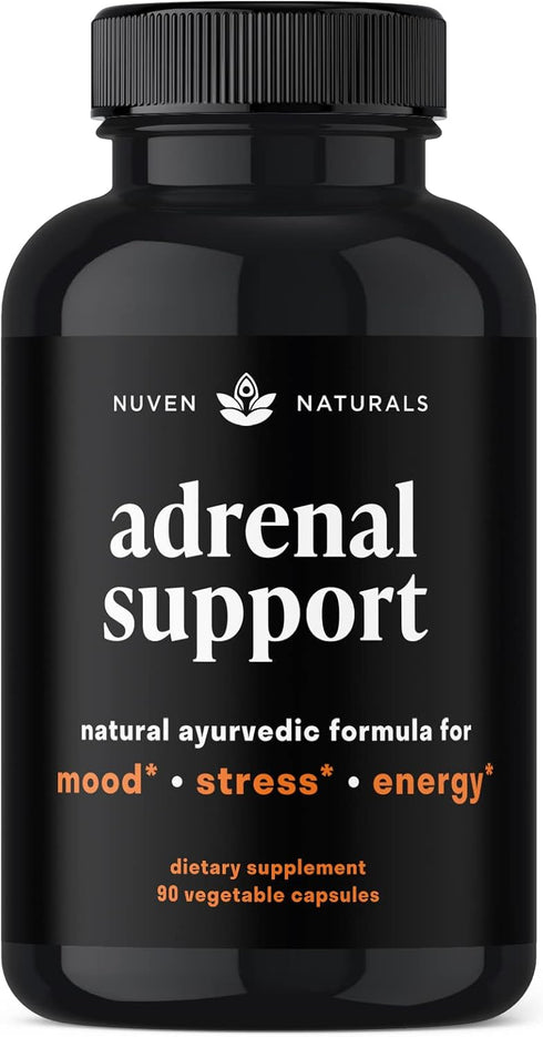 Adrenal Support - Cortisol Manager & Supplements with Ashwagandha Extract, 60 Capsules