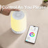Reajoy 32 8 ControlBluetooth White Noise Machine Alarm Clock for Baby Adults Kids with Soothing Sounds Colors Rainbow