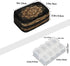 Skerhhux 7 Golden Art Mandala Pill Case Travel Pill Organizer Weekly Day Portable with Zipper Medicine Box Pill Case
