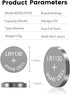 Vtreneg 10 Pack LR1130 L1131F LR54 L1131C 189 389 390 AG10 1.5V Battery Alkaline Battery for Sound Book Button Cell