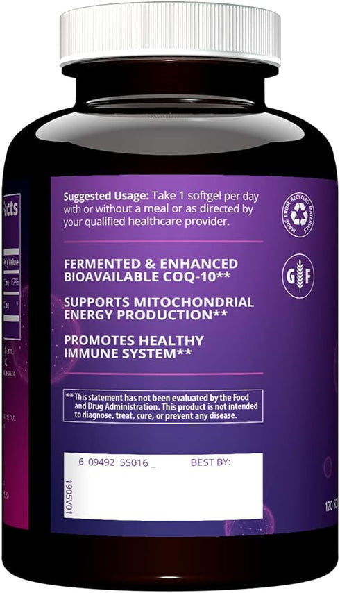 MRM - CoQ-10 100mg (PEL Delivery System) as Ubiquinone - 60 Softgels