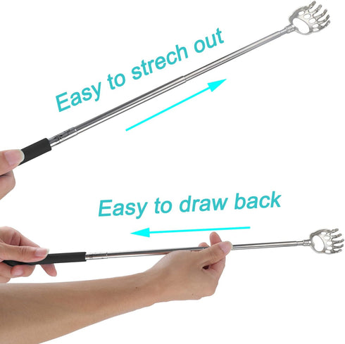 WOVTE Bear Claw Extendable Back Scratcher, Stocking Stuffers for Men and Women, Gifts for All Occasions
