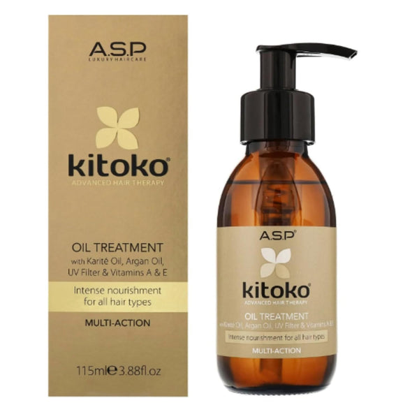 Kitoko Oil Treatment with Easy Dispensing Pump, 3.88 Ounce