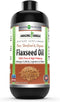 Amazing Omega Flaxseed Oil Supplement, Omega 3, Lignans & Fiber, 16 Oz, Non-GMO, Gluten Free
