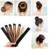KISSBUTY Bun Maker (7 Count) - Hair Donut for French Twist, DIY Tool for Women and Girls