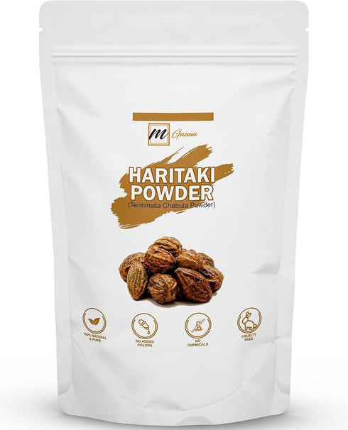 100% Natural Haritaki Powder - Terminalia Chebula for Health and Skin Care (0.22 LBS / 100 GMS)