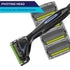 SWIPE Premium Men's 6-Blade Razor Kit with Flex Head Handle + 4 Refills (No Trimmer)