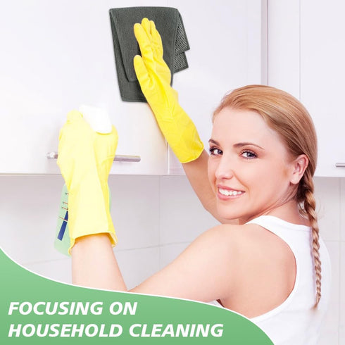 SINLAND Microfiber Dish Cloths - Wash Clothes for Kitchen, Best Kitchen Cloths Cleaning Cloth Poly Scour Side 12"x12"