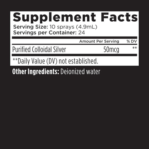 Livingood Daily Colloidal Silver Liquid Spray, Silver Serum (4 Fl Oz) - 10 PPM for Eyes, Mouth, Ears, Nose & Skin -