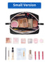 Narwey Small Makeup Bag for Purse, Mini Cosmetic Bag Travel Makeup Pouch, Cute Zipper Pouch with Compartments for Women