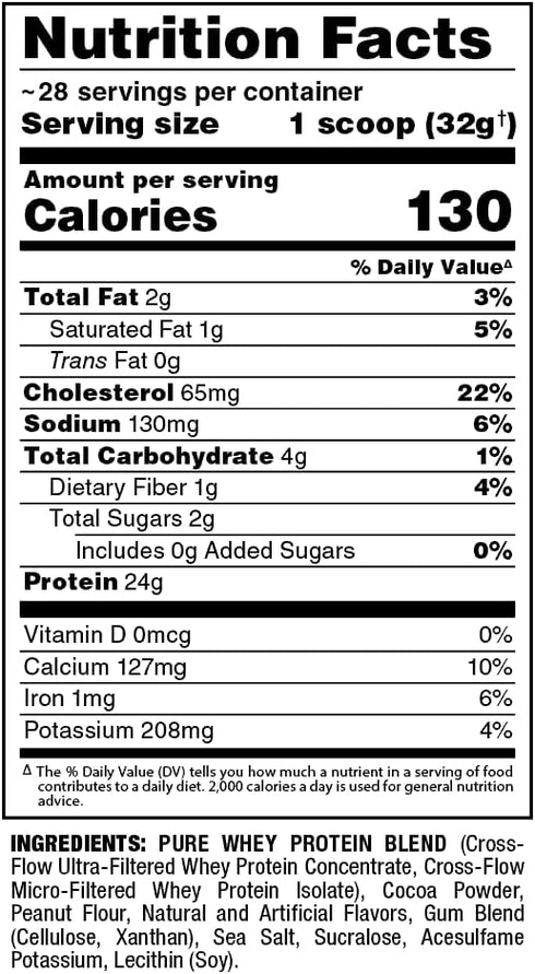 ALLMAX Nutrition Gold ALLWHEY, Chocolate Peanut Butter - 2 lb - 24 Grams Protein Per Scoop - Gluten Free, Low Carb &