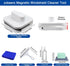 zxbaers 3-10MM, Magnet Window Cleaner Tool, Magnetic Glass Cleaner with Anti-Falling Rope for Glass Thickness Window