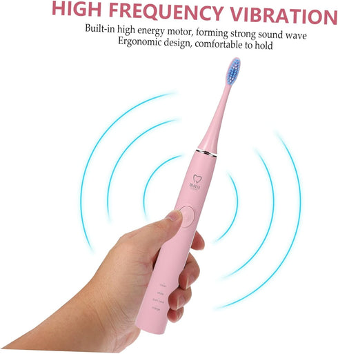 Set Didiseaon Electric Toothbrush Waterproof Sonic Toothbrush for Adults Gentle Bristles Function for Daily Oral Care