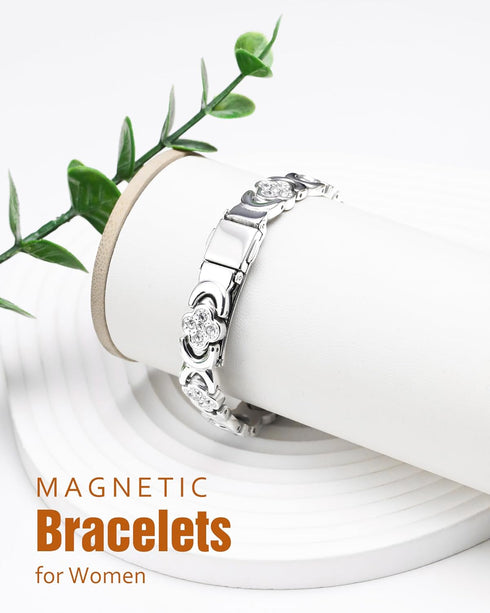 Jecanori Copper Bracelets for Women, Effective Pure Copper Magnetic Bracelet for Pain Relief with 3500 Gauss Magnets